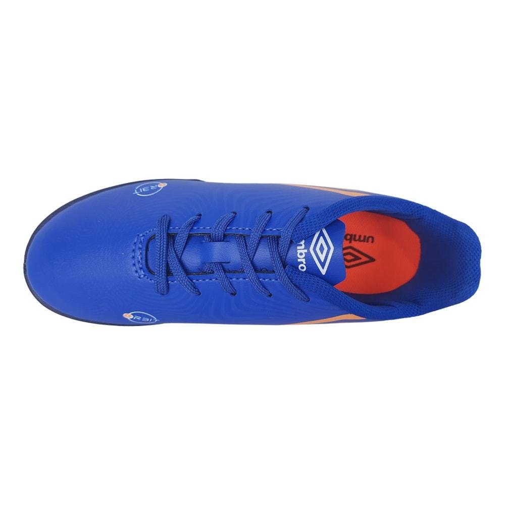 Chuteira Society Umbro Orbit Infantil Azul 4