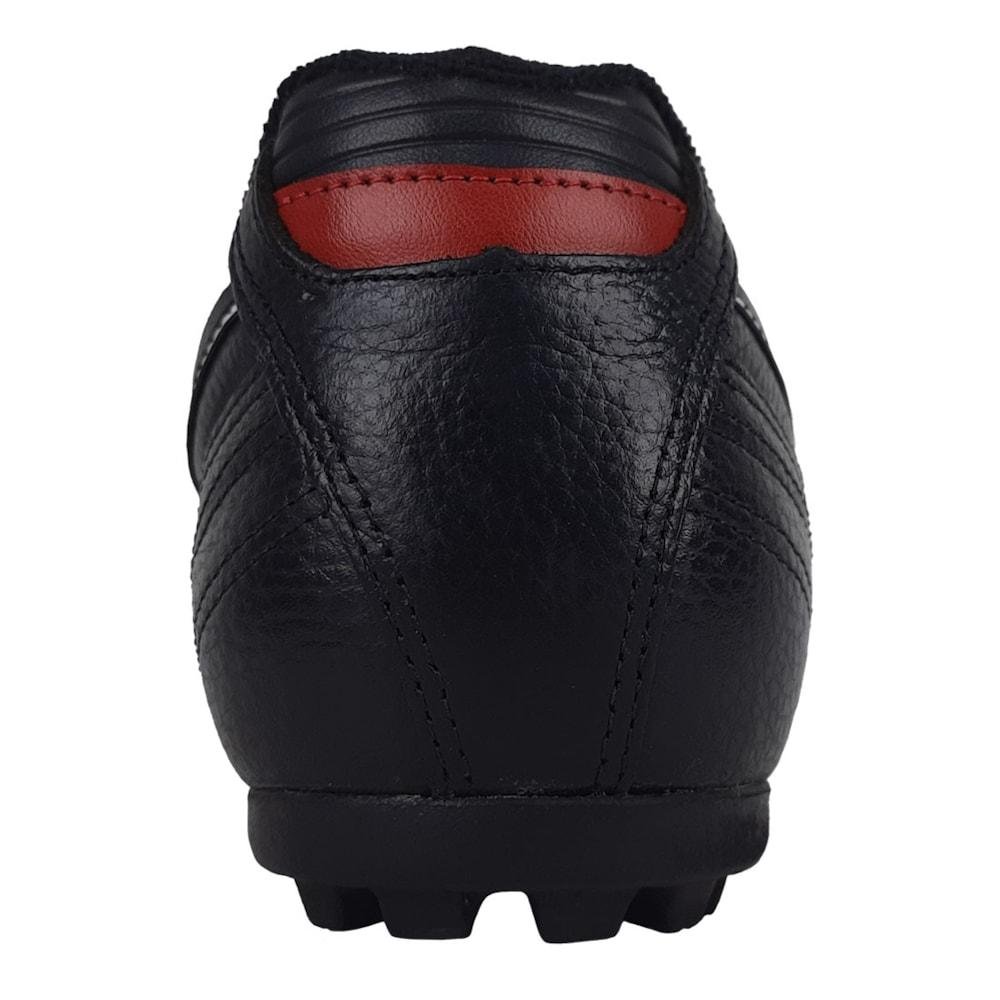 Chuteira Society Mathaus Azurra Couro Unissex Preto 6
