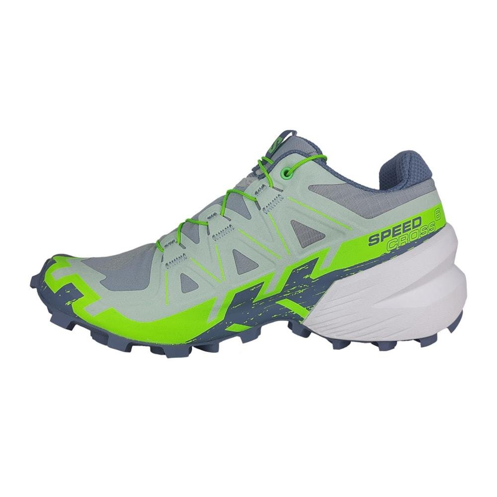 Tênis Salomon SpeedCross 6 Verde Feminino Cinza/Verde 2