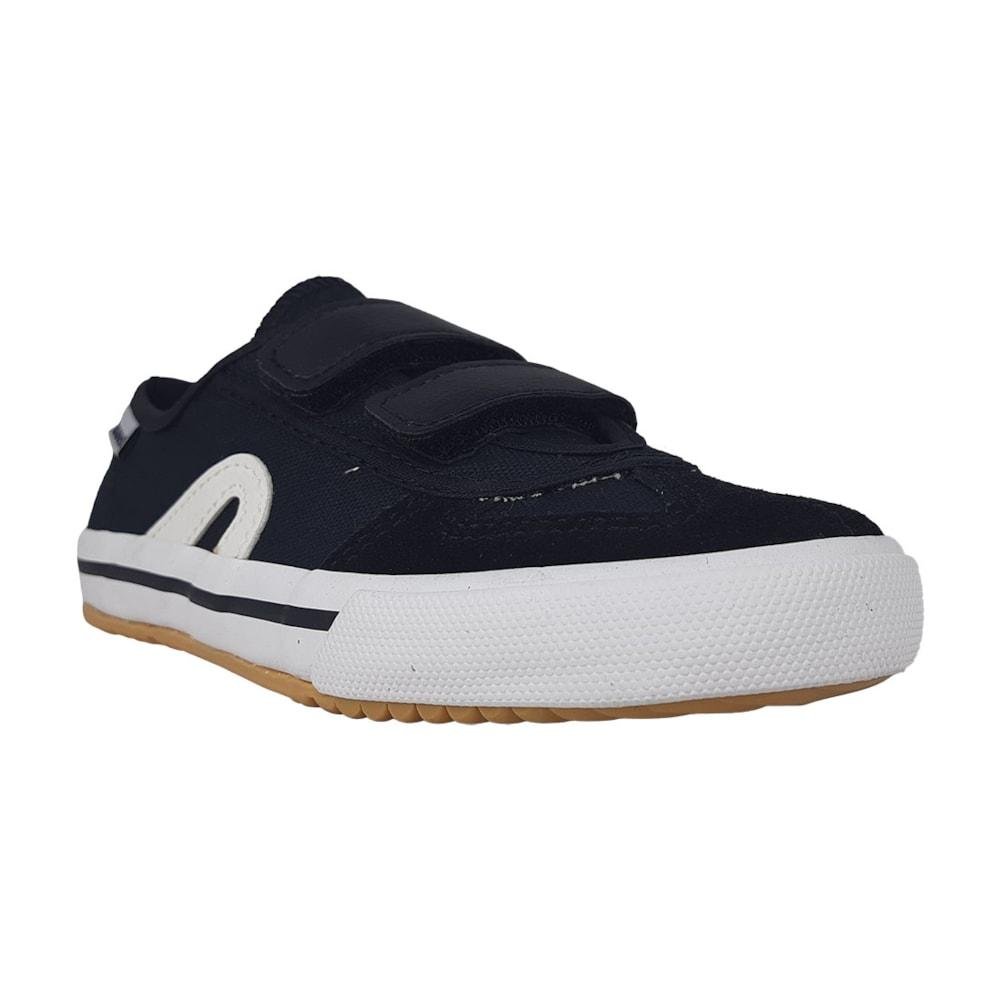 Tênis Rainha Volei VL 2500 Com Tira Aderente Infantil Preto/Laranja 5