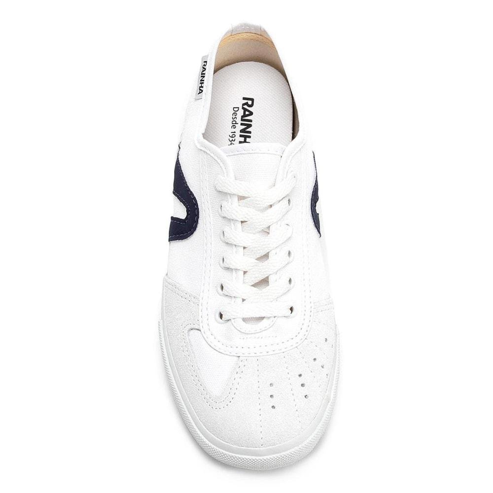 Tenis Rainha Vl 2500 Branco Adulto Branco/Marinho Branco/Azul 2
