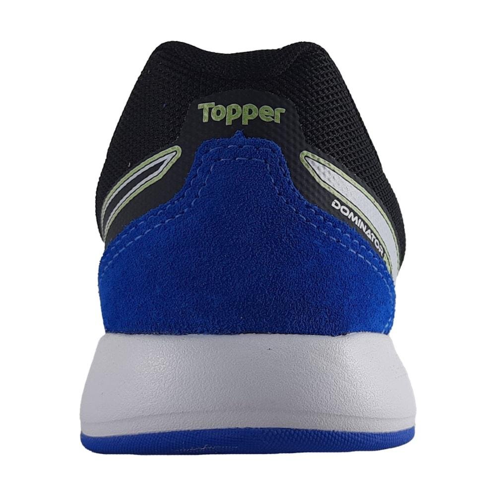 Chuteira Futsal Topper Dominator PRO V Unissex Verde/Preto 5