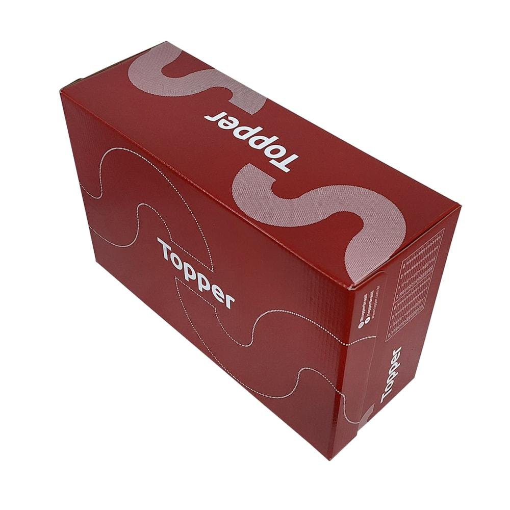 Chuteira Futsal Topper Maestro Club V Adulto Vermelho 6