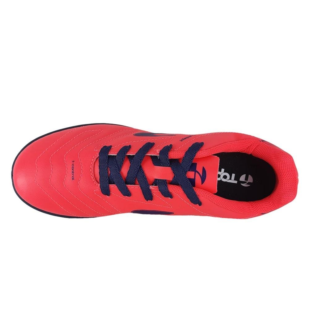 Chuteira Futsal Topper CUP VII Feminina Rosa/Azul 4