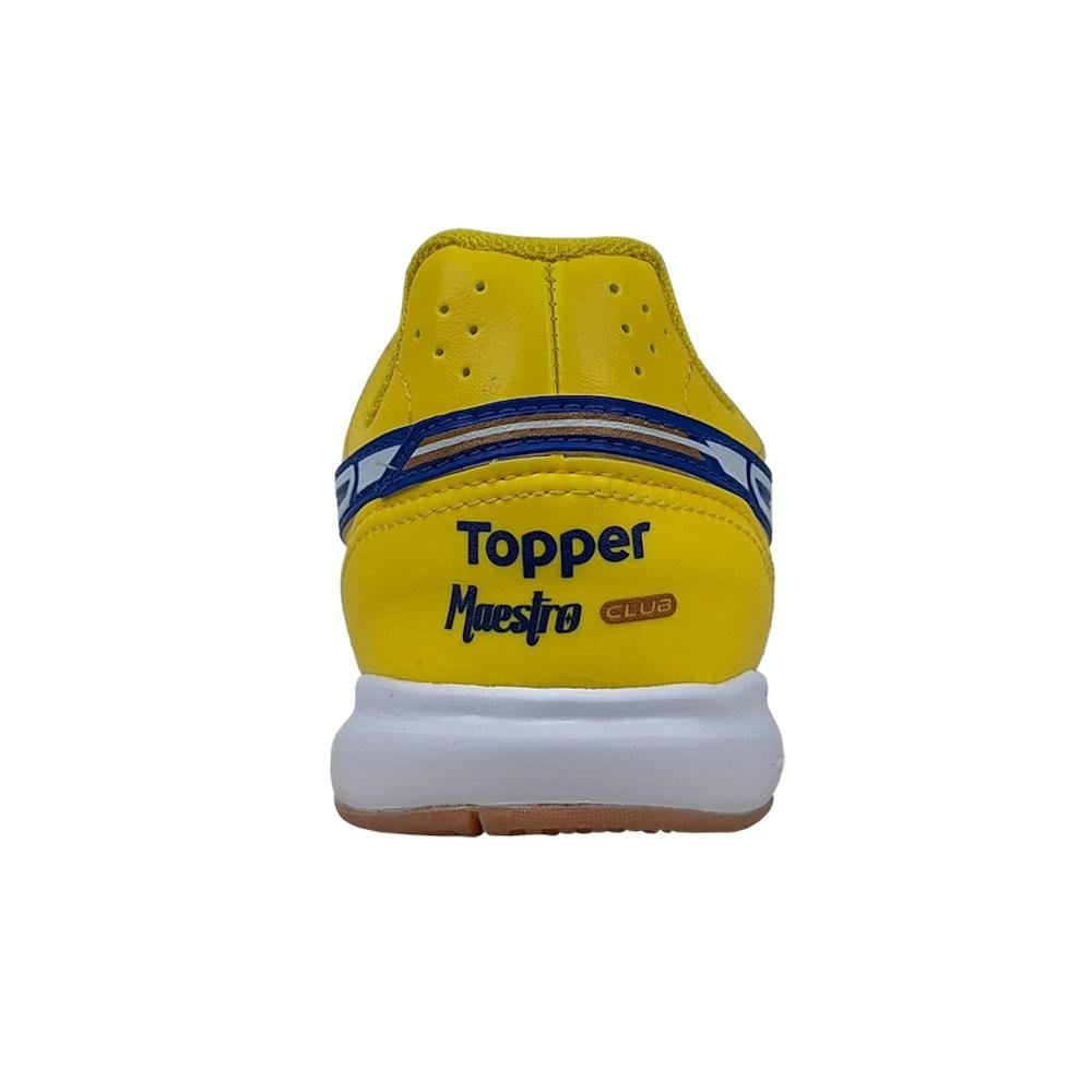 Chuteira Futsal Topper Maestro Club V Adulto Amarelo 5