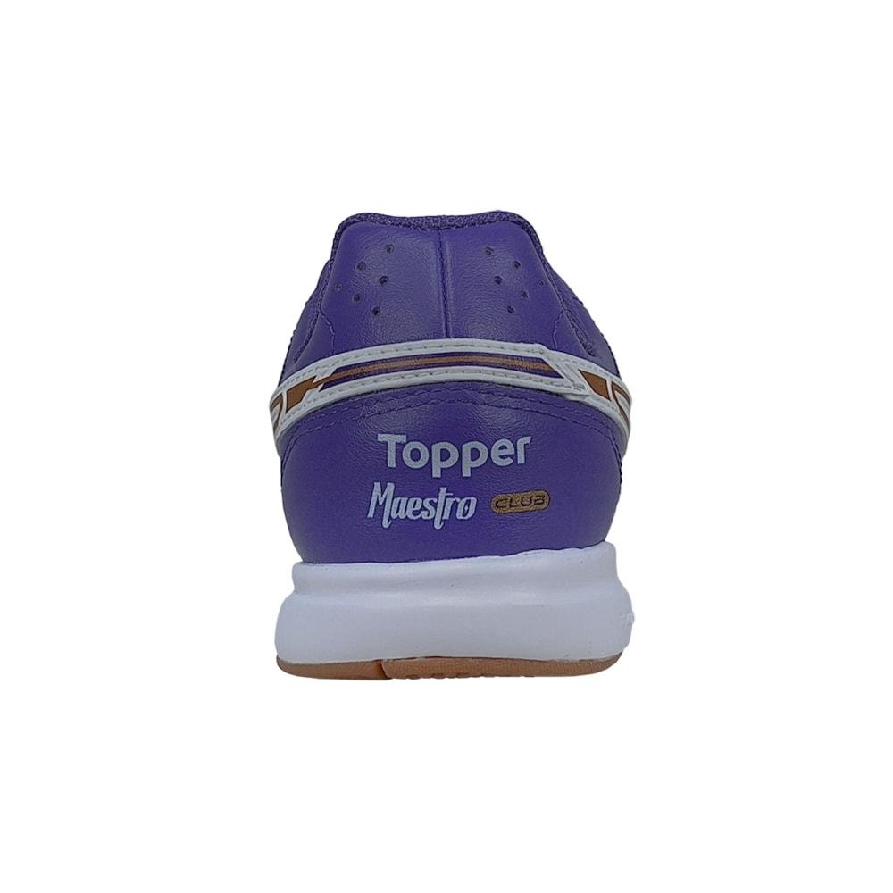 Chuteira Futsal Topper Maestro Club V Adulto Roxo 5