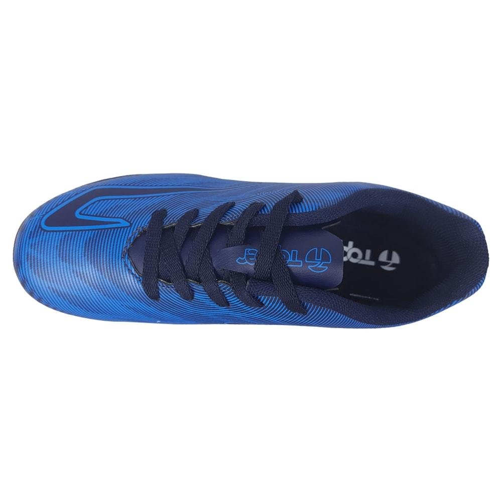 Chuteira Futsal Topper Slick IV Infantil Azul 4