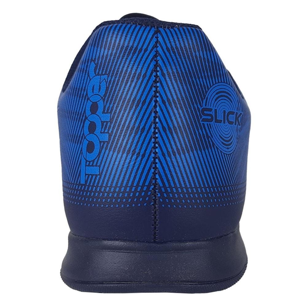 Chuteira Futsal Topper Slick IV Infantil Azul 6