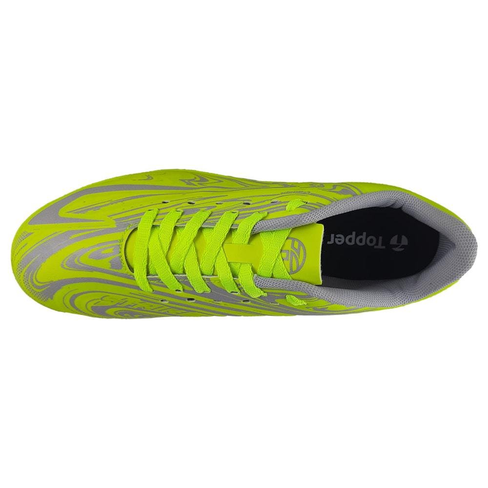 Chuteira Futsal Topper Strike V Unissex Amarelo 4