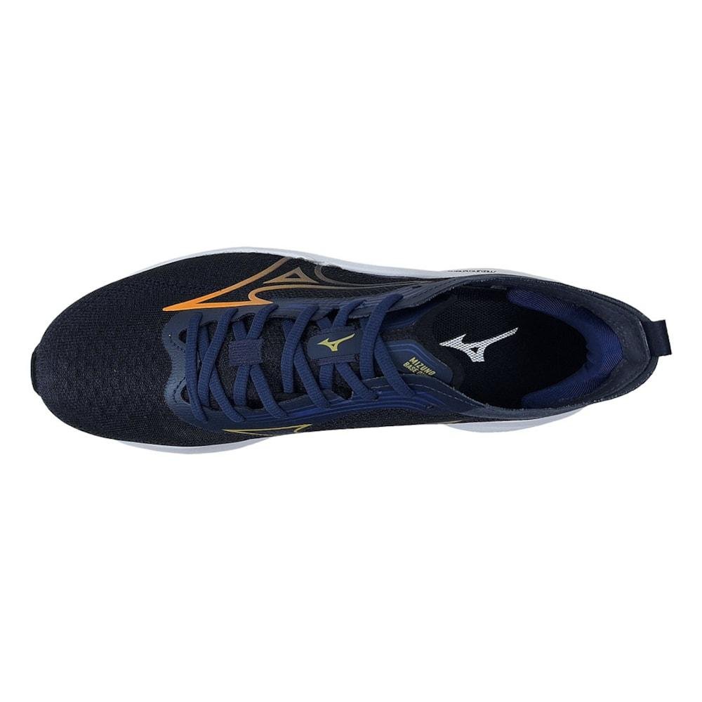 Tenis Mizuno Base One Enerzy Masculino Azul/Laranja 4