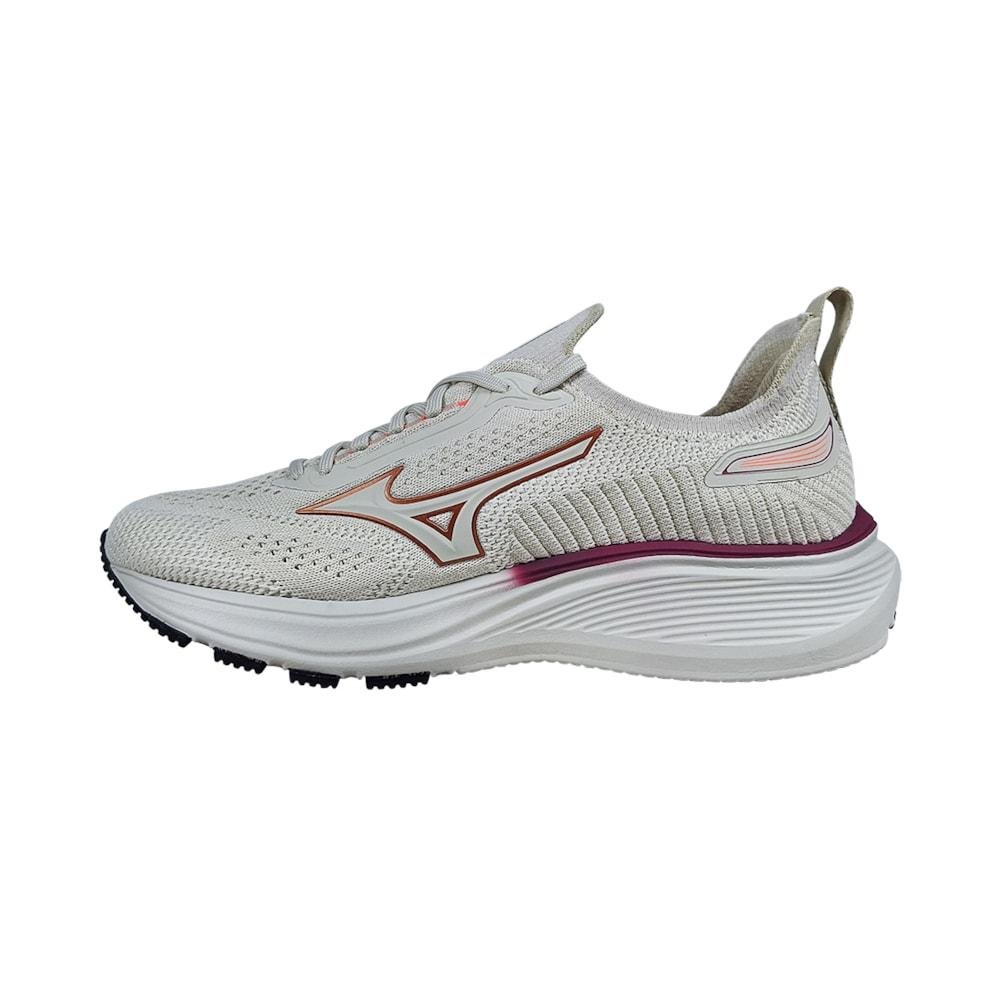 Tenis Mizuno Cool Ride 3 Feminino Bege 2