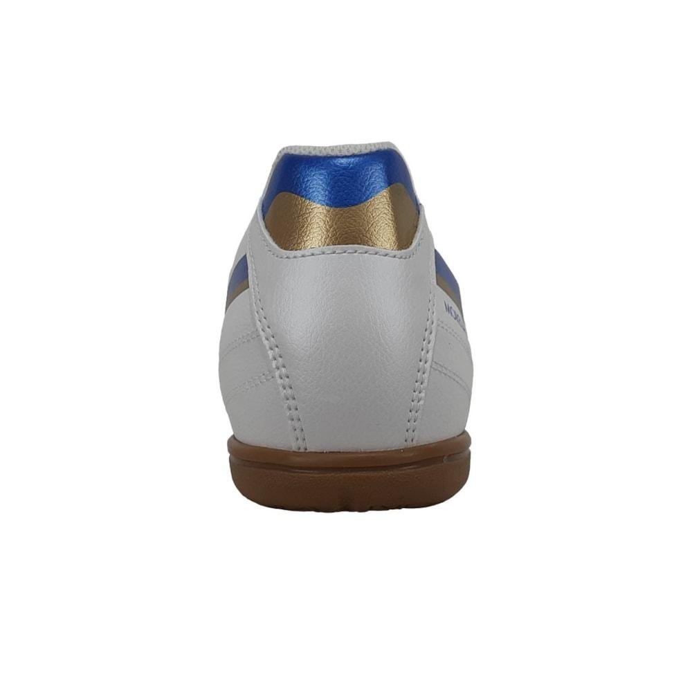 Chuteira Futsal Mizuno Morelia CLUB MD Unissex Branco/Azul 5