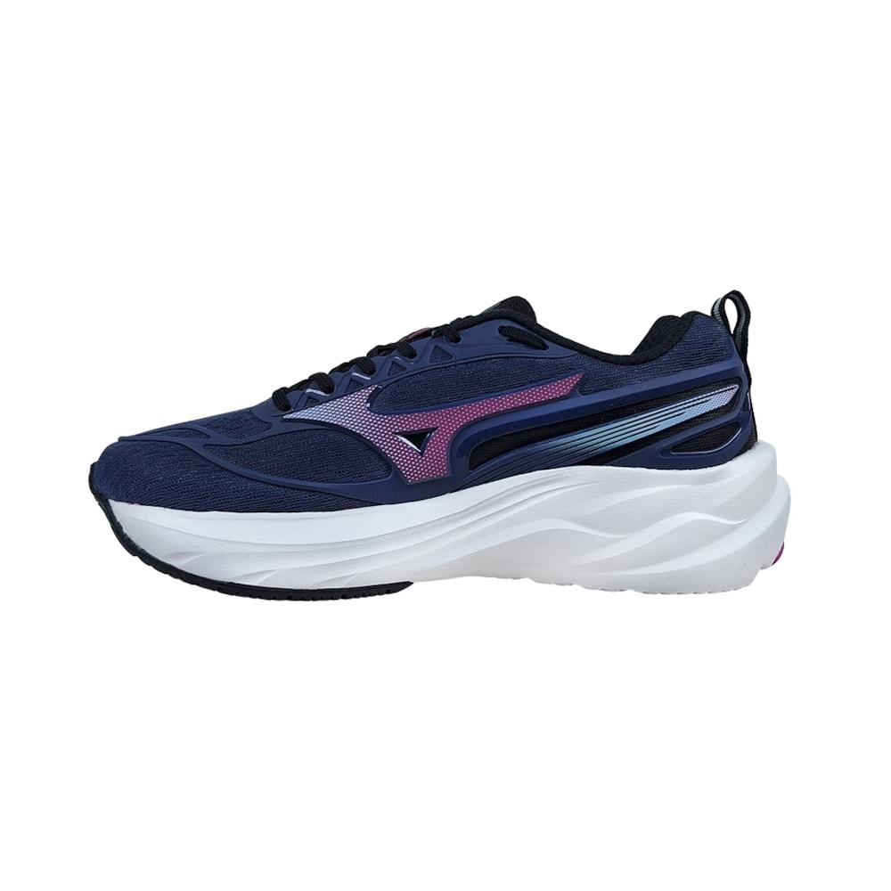 Tenis Mizuno Space 5 Feminino Azul/Rosa 14