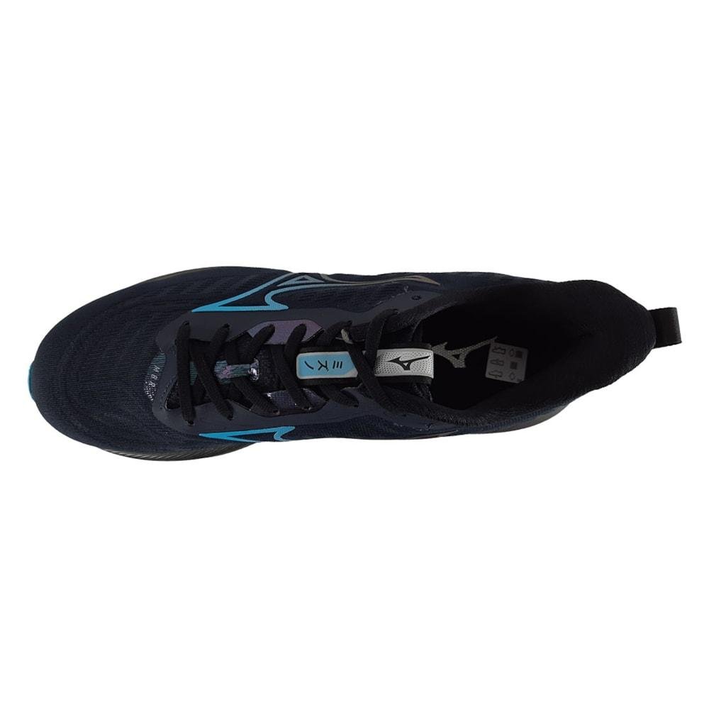 Tênis Mizuno Base Ride Masculino Azul/Preto 4