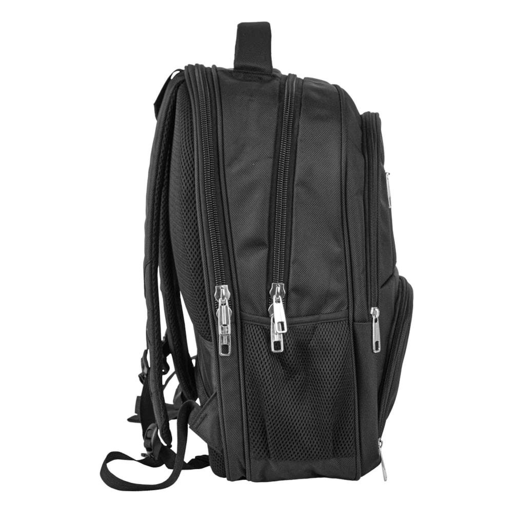 Mochila Poker Esportiva Office Porta Laptop Unissex Preto 3