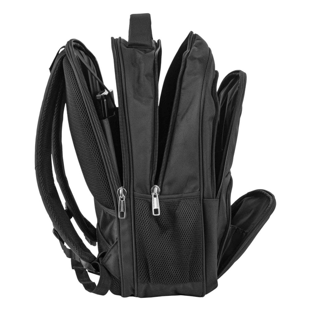 Mochila Poker Esportiva Office Porta Laptop Unissex Preto 4
