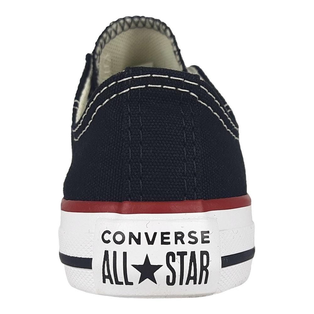 Tenis All Star Converse Chuck Taylor Lona Infantil Preto/Laranja 6