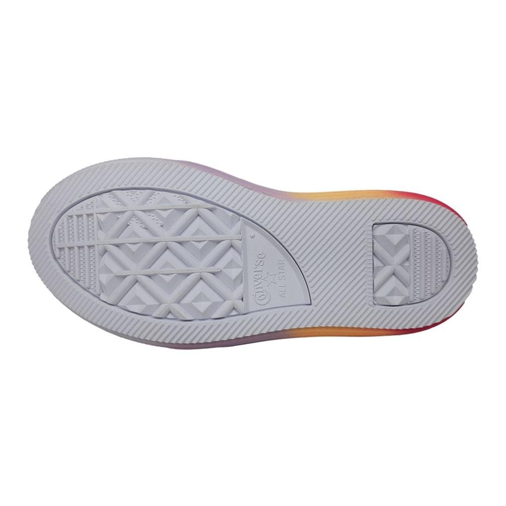 Tênis All Star Converse Move Cano Médio Plataforma Infantil Branco/Roxo 3