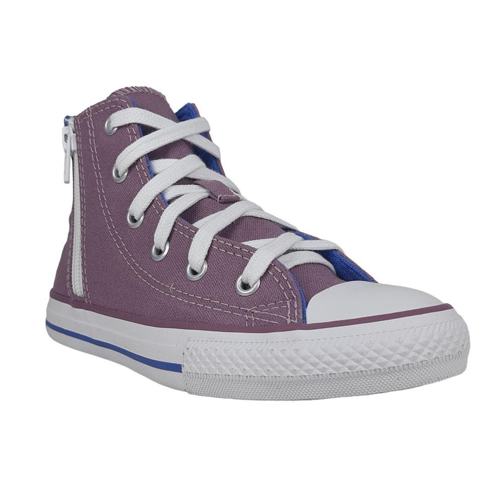 Tênis Converse All Star Cano Médio Lona Infantil Roxo/Azul 5