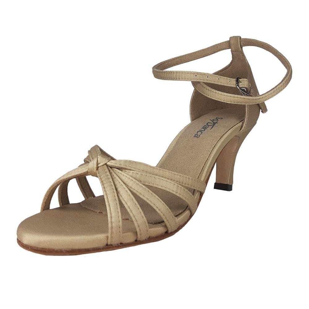 Sandália Dança de Salão Só Dança BL63 Feminina Dourado 5