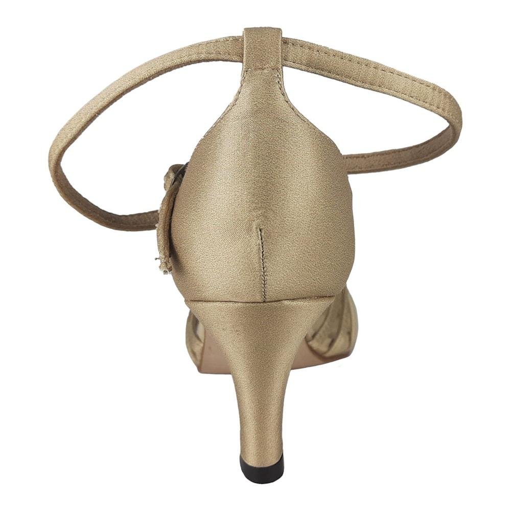 Sandália Dança de Salão Só Dança BL63 Feminina Dourado 6