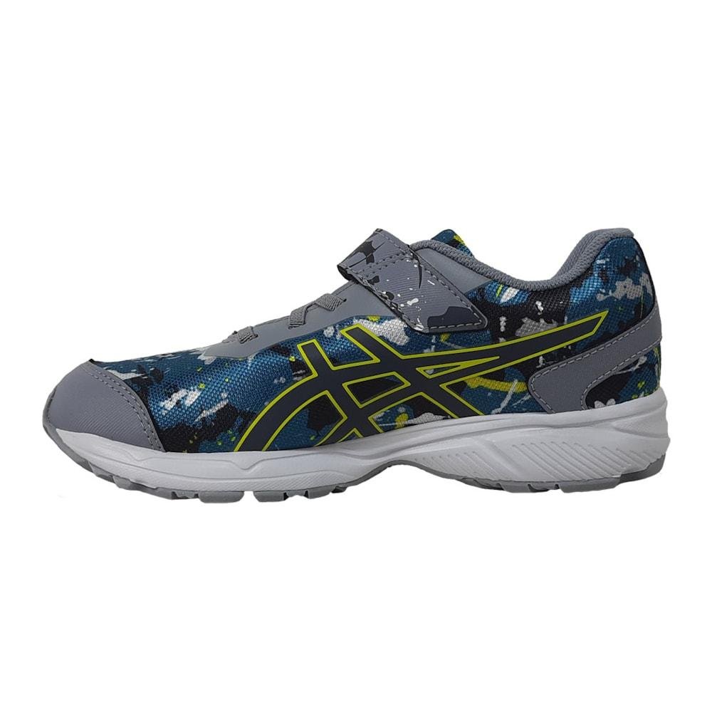 Tenis Asics Fantasy 4 Infantil Cinza/Amarelo 2