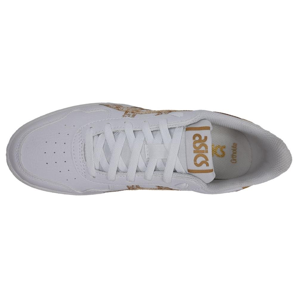 Tênis Asics Japan S Branco e Dourado Feminino Branco/Dourado 4