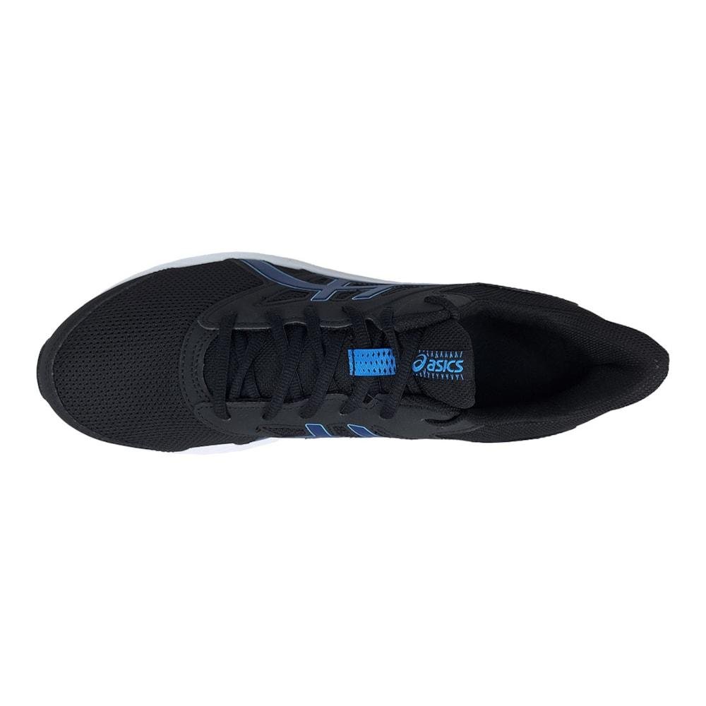 Tênis Asics Jolt 4 Masculino Preto/Azul 4
