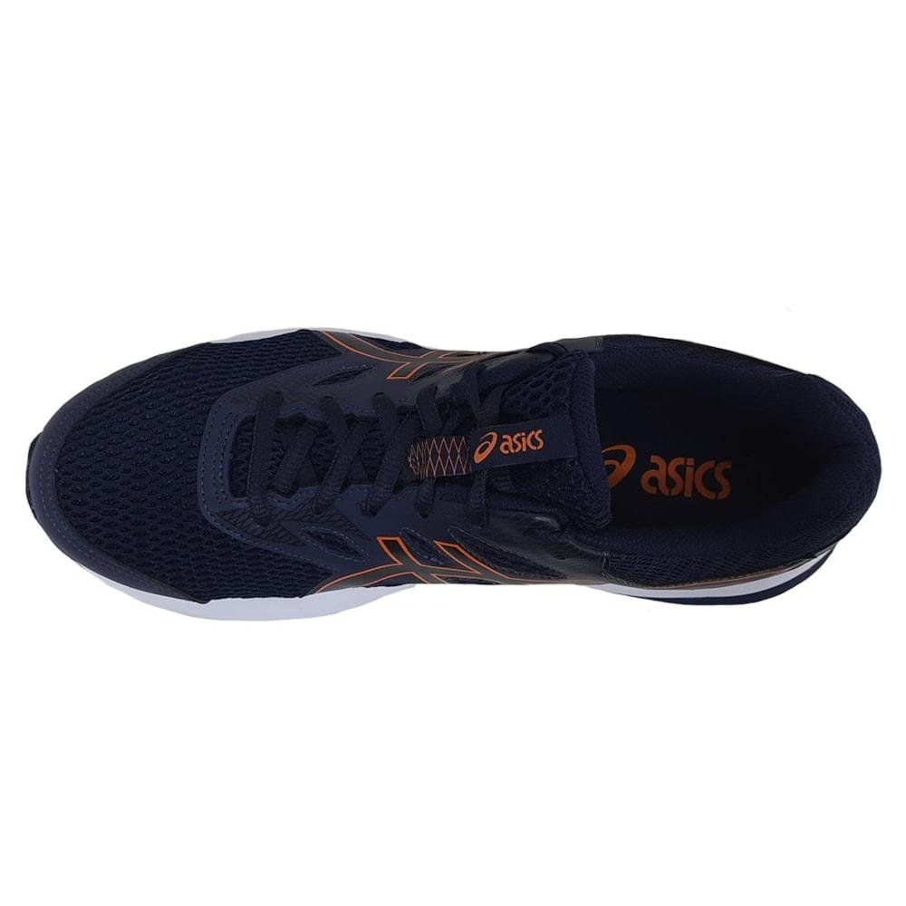 Tênis Asics Gel Shogun ST Masculino Azul/Laranja 4