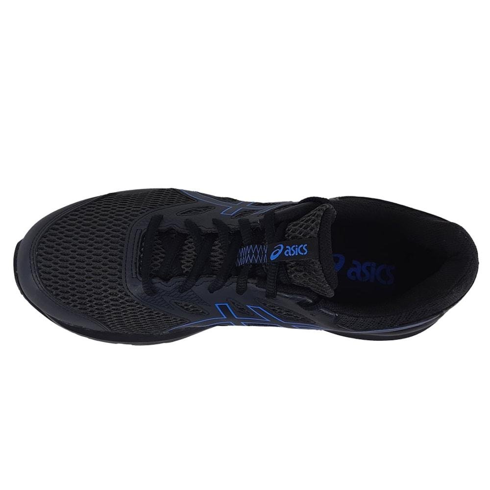 Tênis Asics Gel Shogun ST Masculino Preto/Azul 4
