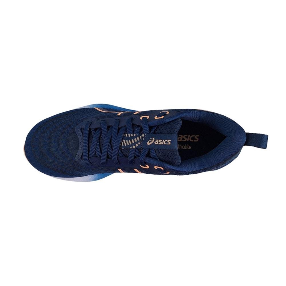 Tênis Asics Gel Shogun 8 Feminino Azul/Laranja 4
