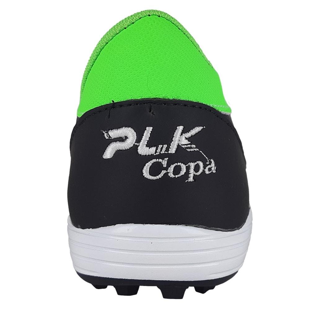 Chuteira Society PLK Copa Com Biqueira Masculina Preto/Laranja 11