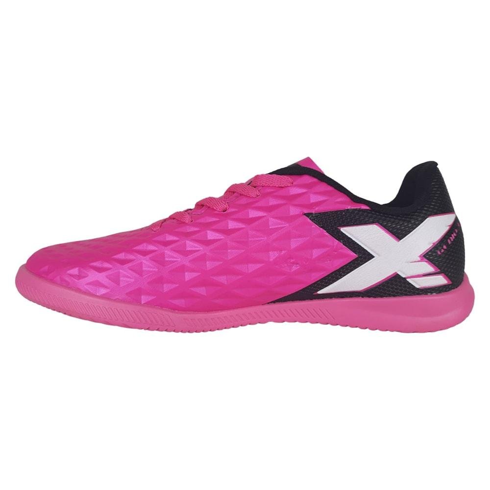 Chuteira Futsal OXN Genio 3 Pro Infantil Rosa/Preto 2
