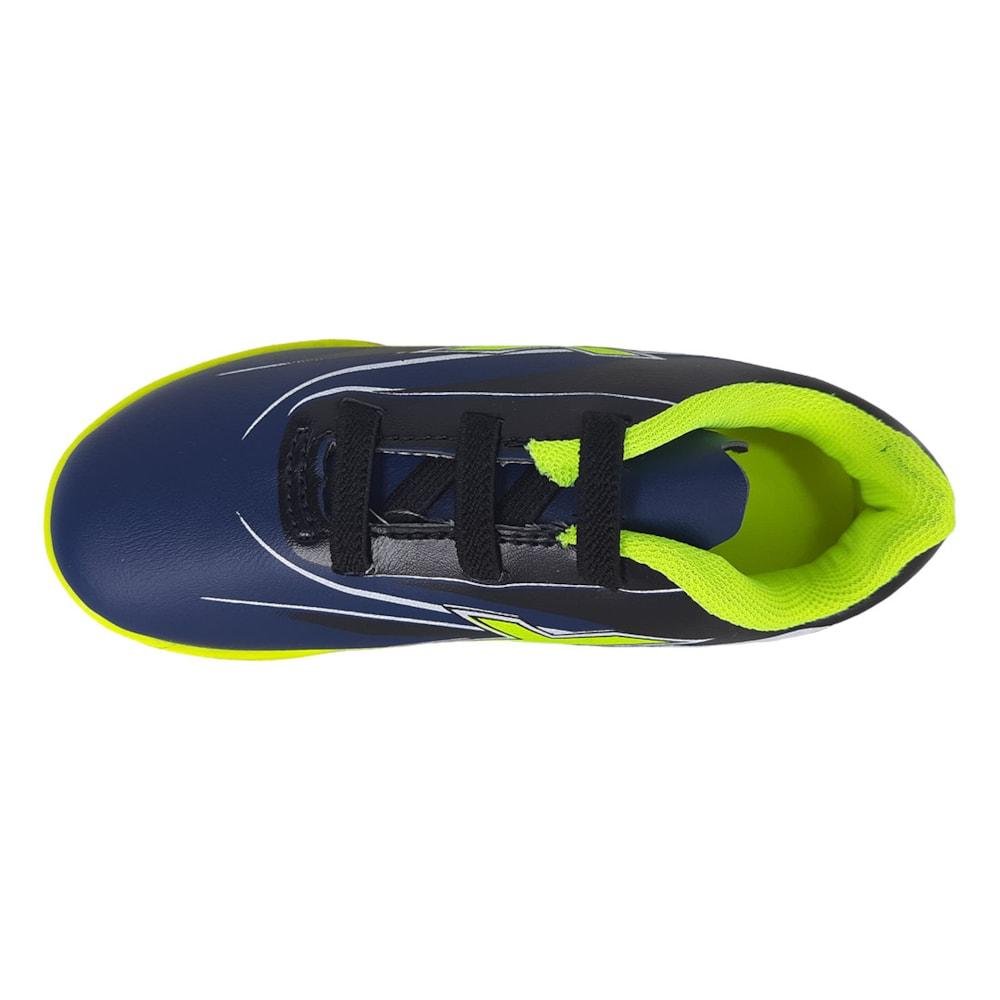 Chuteira Futsal OXN Racer Kids Infantil Azul 4