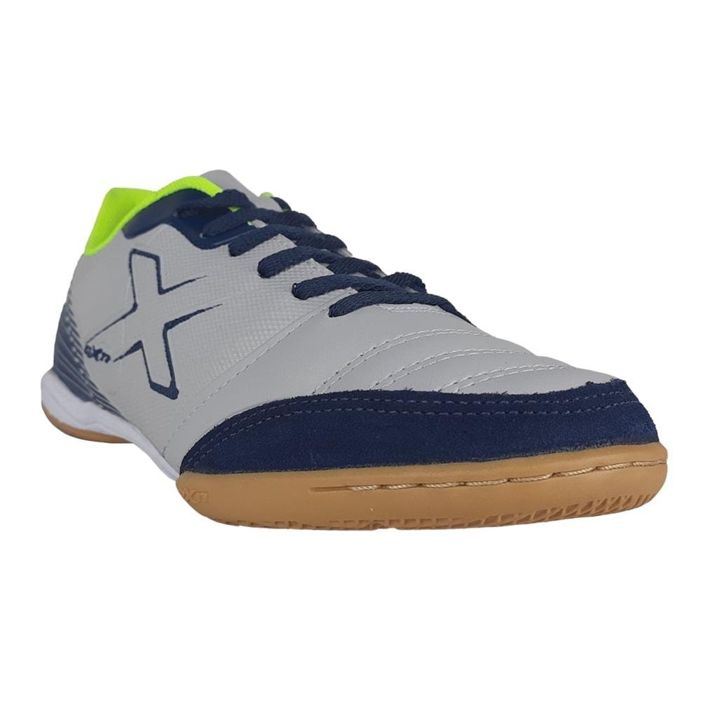 Chuteira Futsal OXN X-Control 2 Adulto Branco/Azul 5