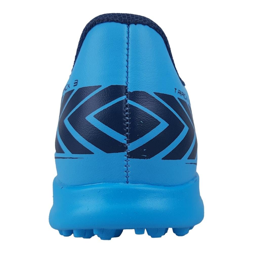 Chuteira Society OXN Track 3 Fit Infantil Azul 11