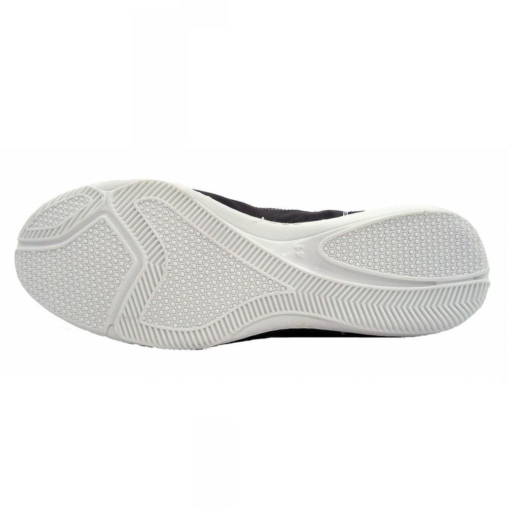 Chuteira Futsal Nedel Couro Adulto Preto Preto/Vermelho 8