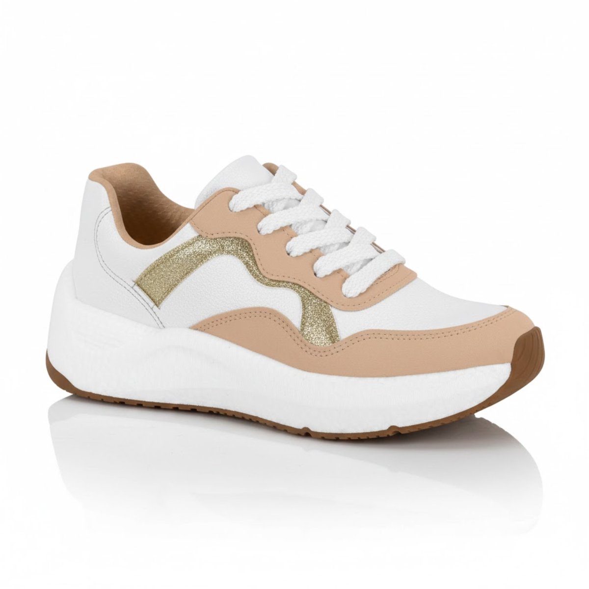 Tenis Feminino Beira Rio Casual Jogging Chunky Confortavel Original 2