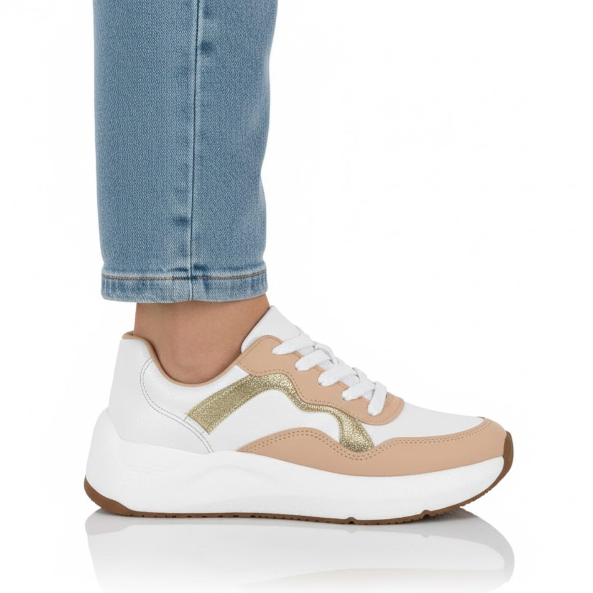 Tenis Feminino Beira Rio Casual Jogging Chunky Confortavel Original 4