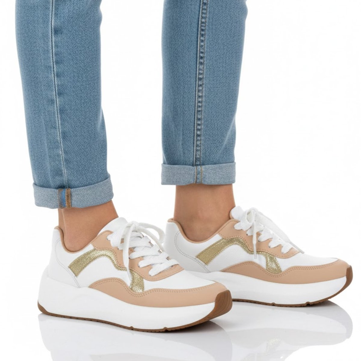 Tenis Feminino Beira Rio Casual Jogging Chunky Confortavel Original 5