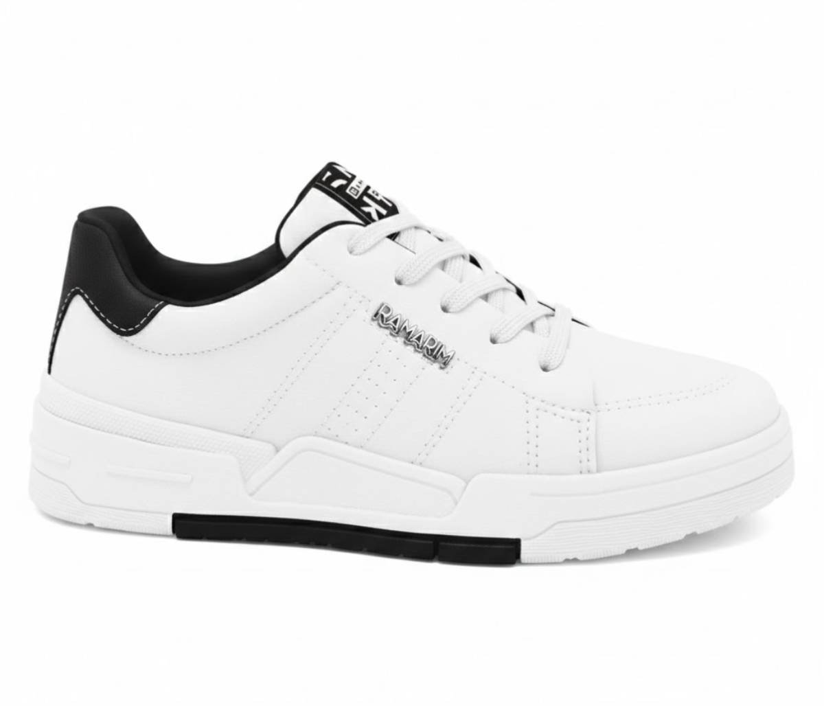 Tenis Feminino Ramarim Casual Sneaker Plataforma Confortavel Original Branco 2