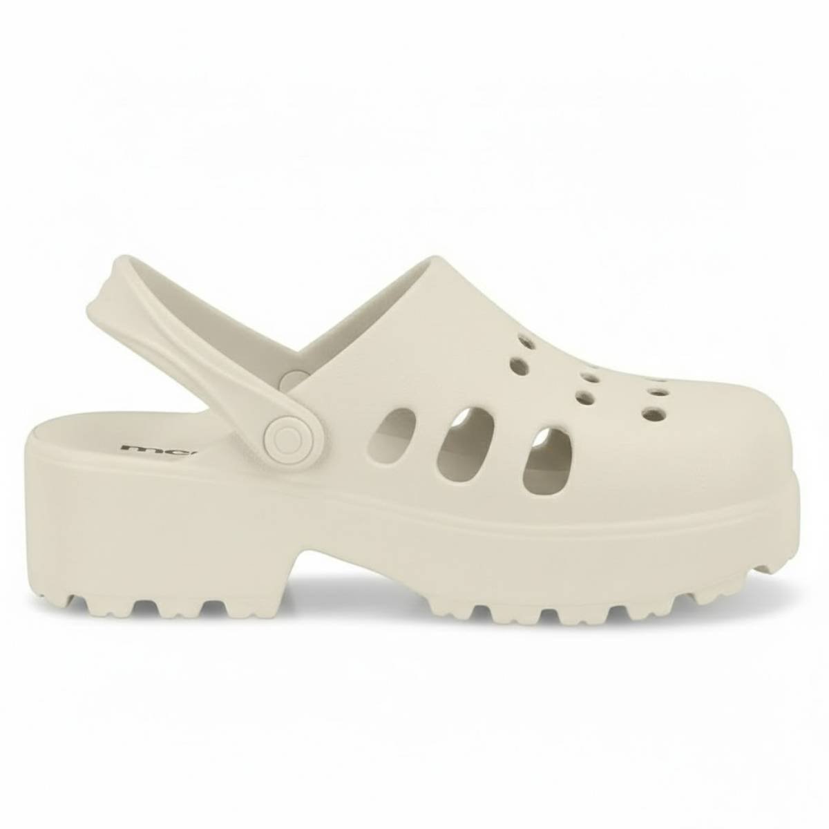 Sandalia Feminina Babuche Clog Moleca Confortavel Original Branco 2