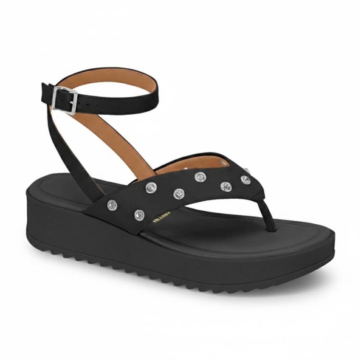 Sandalia Feminina Papete Vizzano Flatform Estilo Casual Confortavel Original