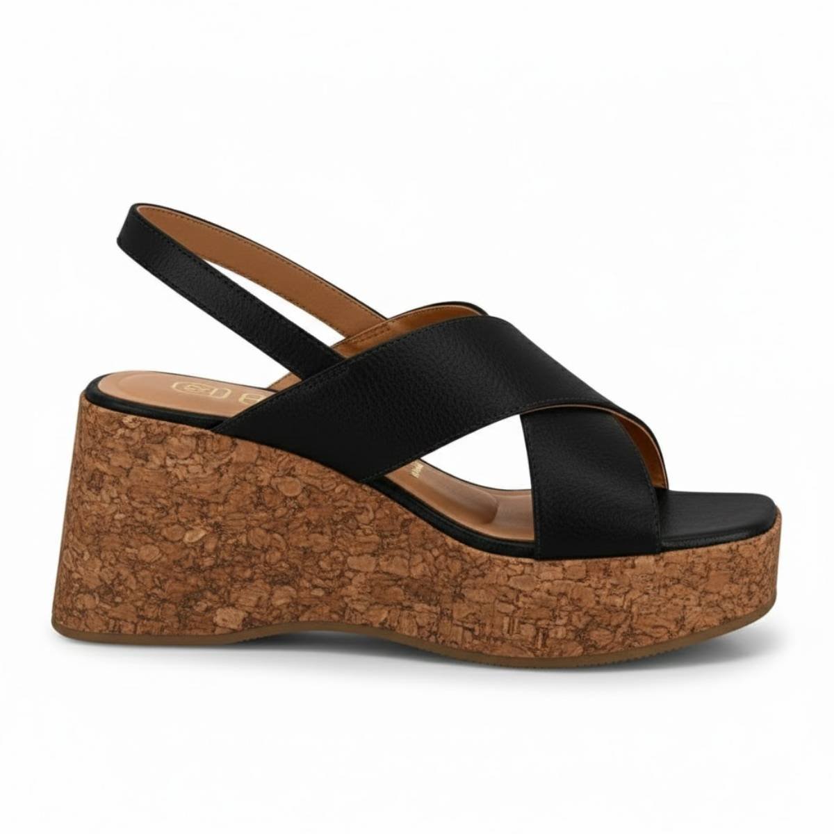 Sandalia Feminina Vizzano Plataforma Tamanco Confortavel Original Preto 2
