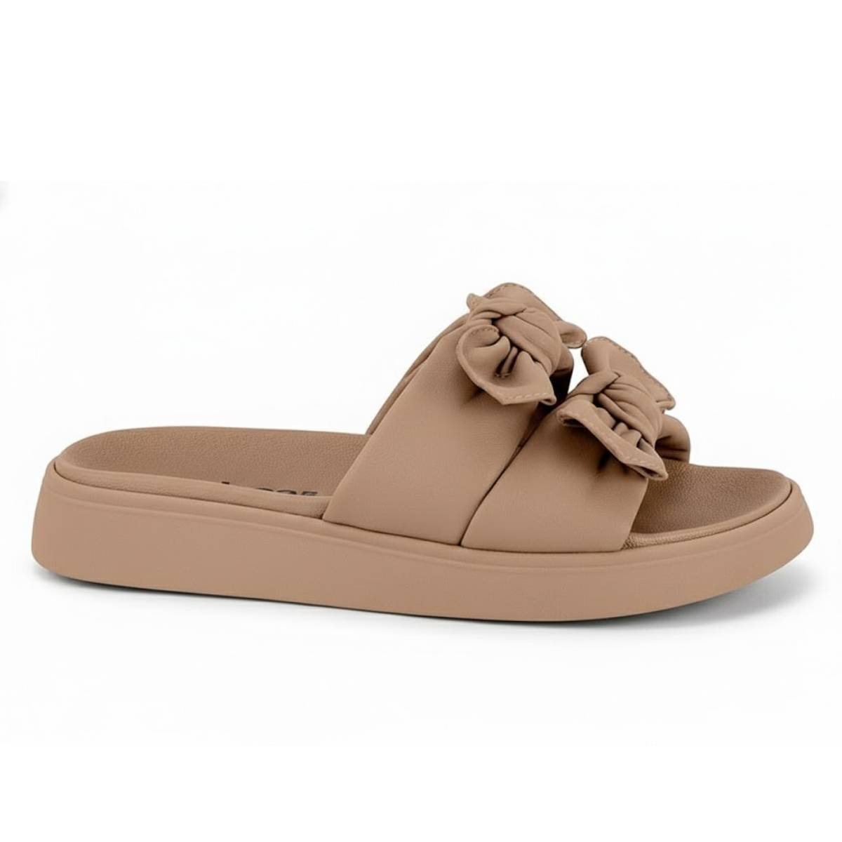 Sandalia Moleca Feminina Chinelo Rasteirinha Confortavel Original Nude 2