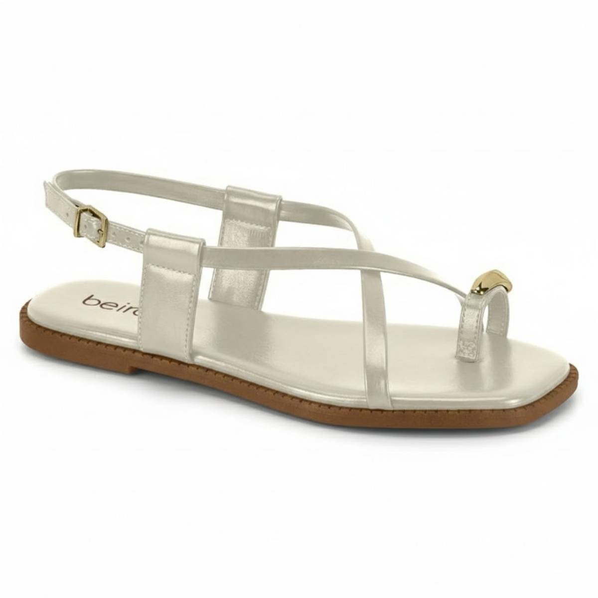 Sandalia de Dedo Beira Rio Rasteirinha Fivela Confortavel Original