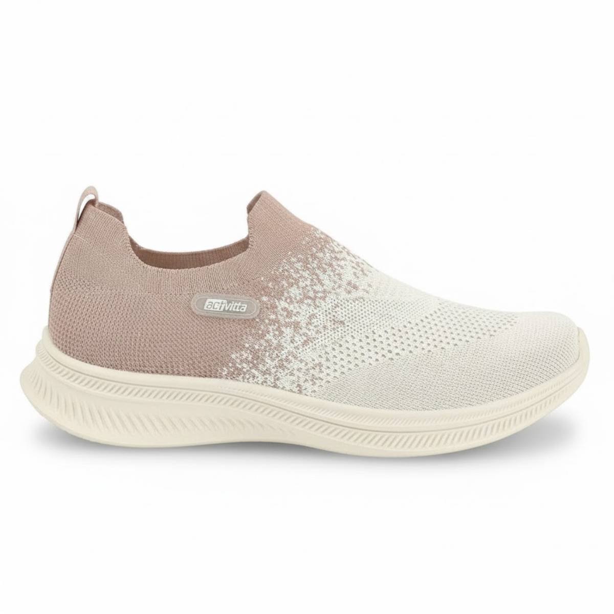 Tenis Feminino Actvitta Casual Calce Facil Slip On Academia Corrida Confortavel Original Rosa 2