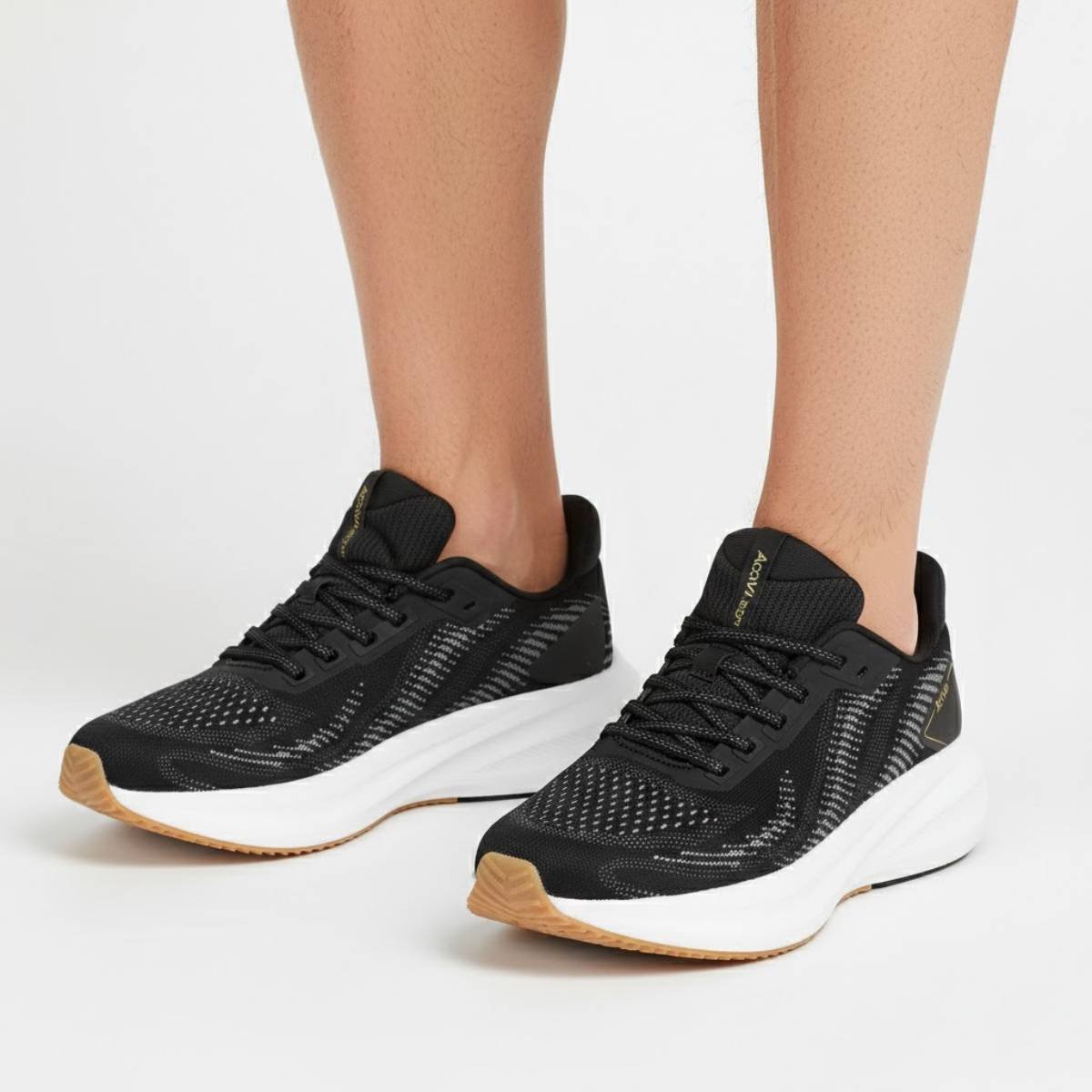 Tenis Masculino Actvitta Esportivo Caminhada Academia Confortavel Original Preto 3