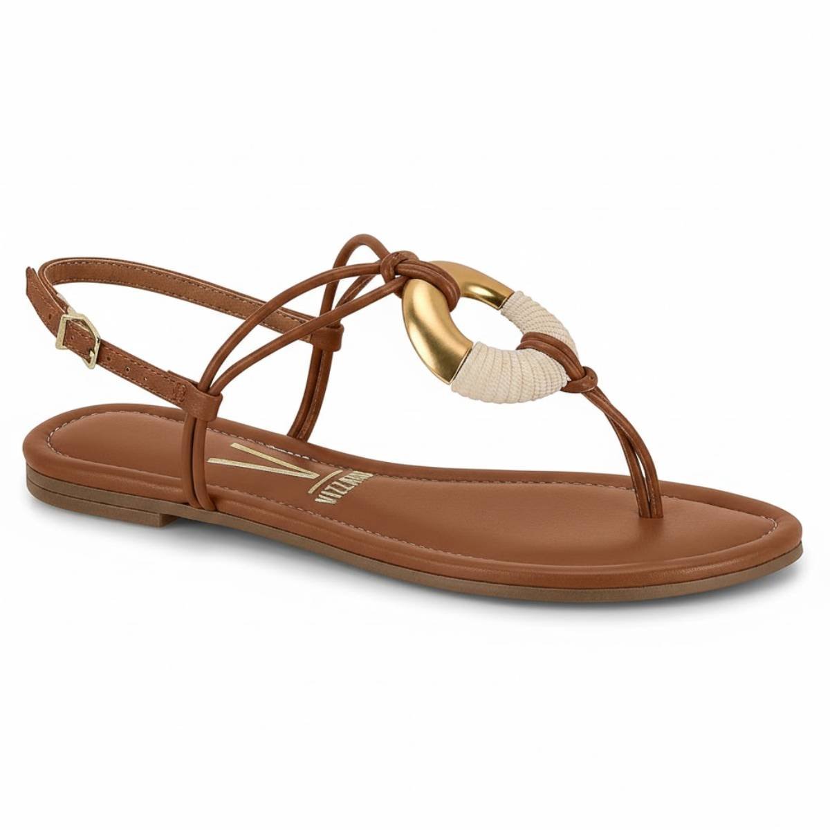 Sandalia Vizzano Rasteira Fivela Casual Confortavel Original