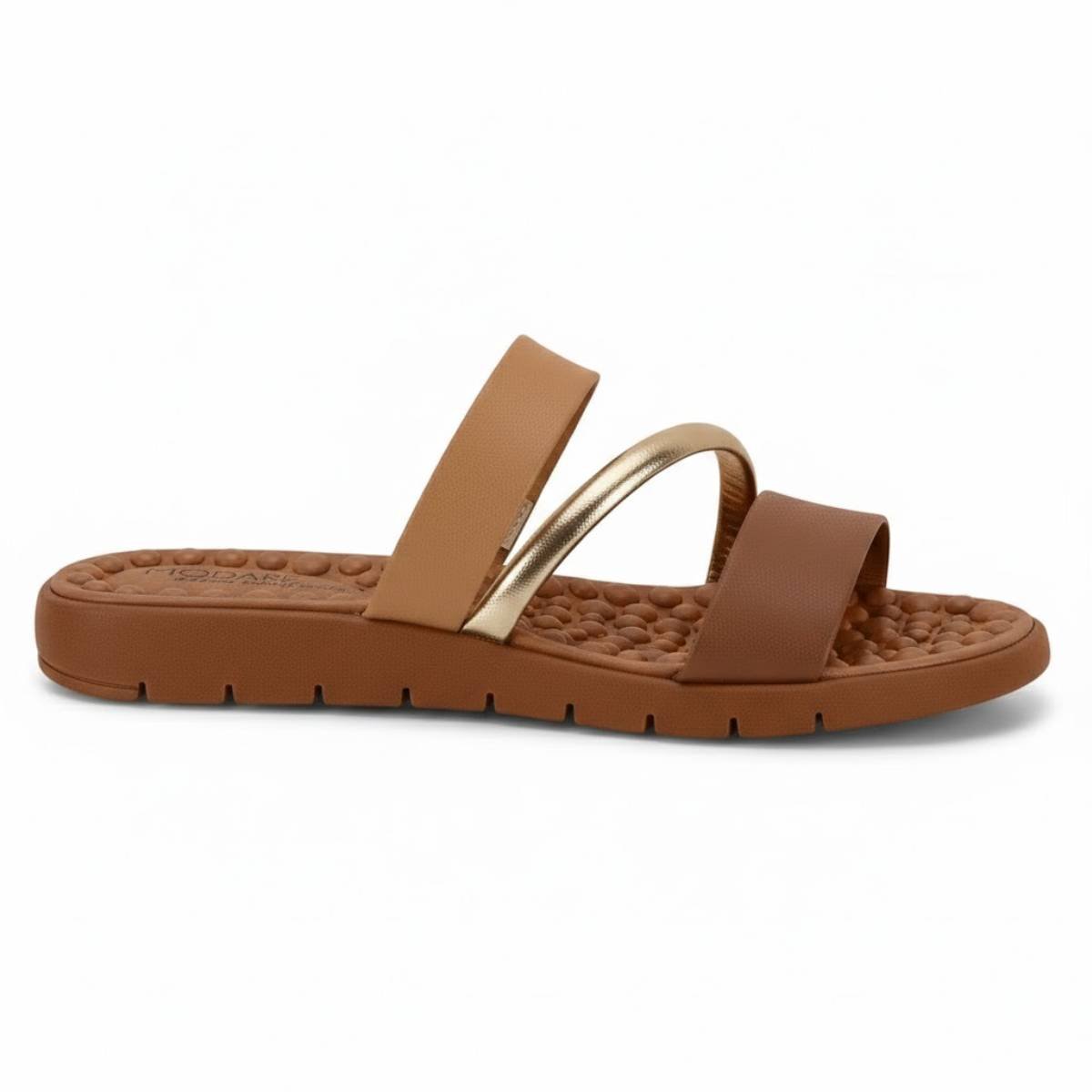 Sandalia Modare Ultraconforto Esporao Papete Confortavel Original Marrom 2
